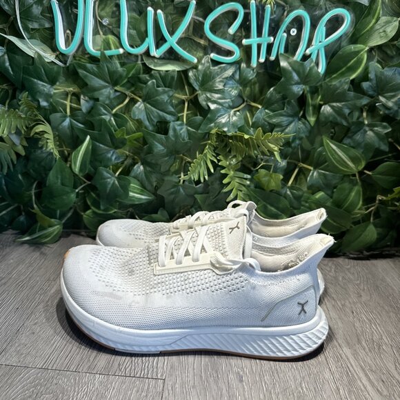 Flux Adapt Run White Gum Men 8.5 Women 10 Running Athletic Walking Knit Shoes main image 12